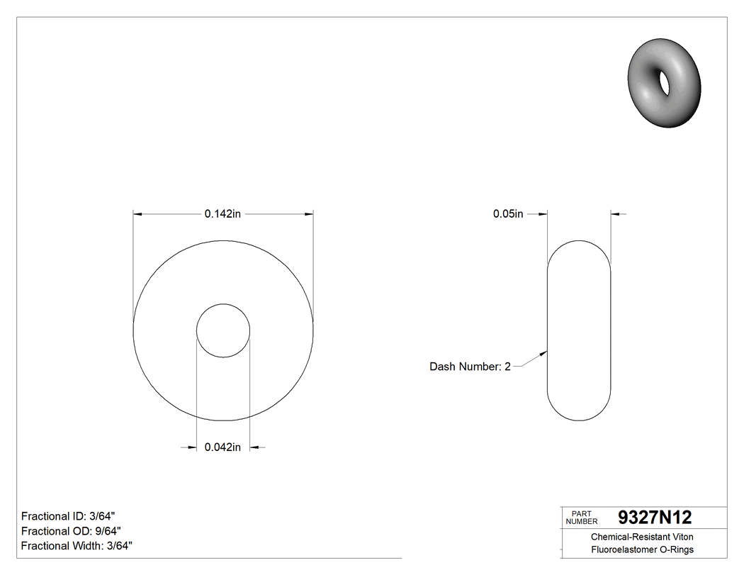 Technical drawing - 9327N12